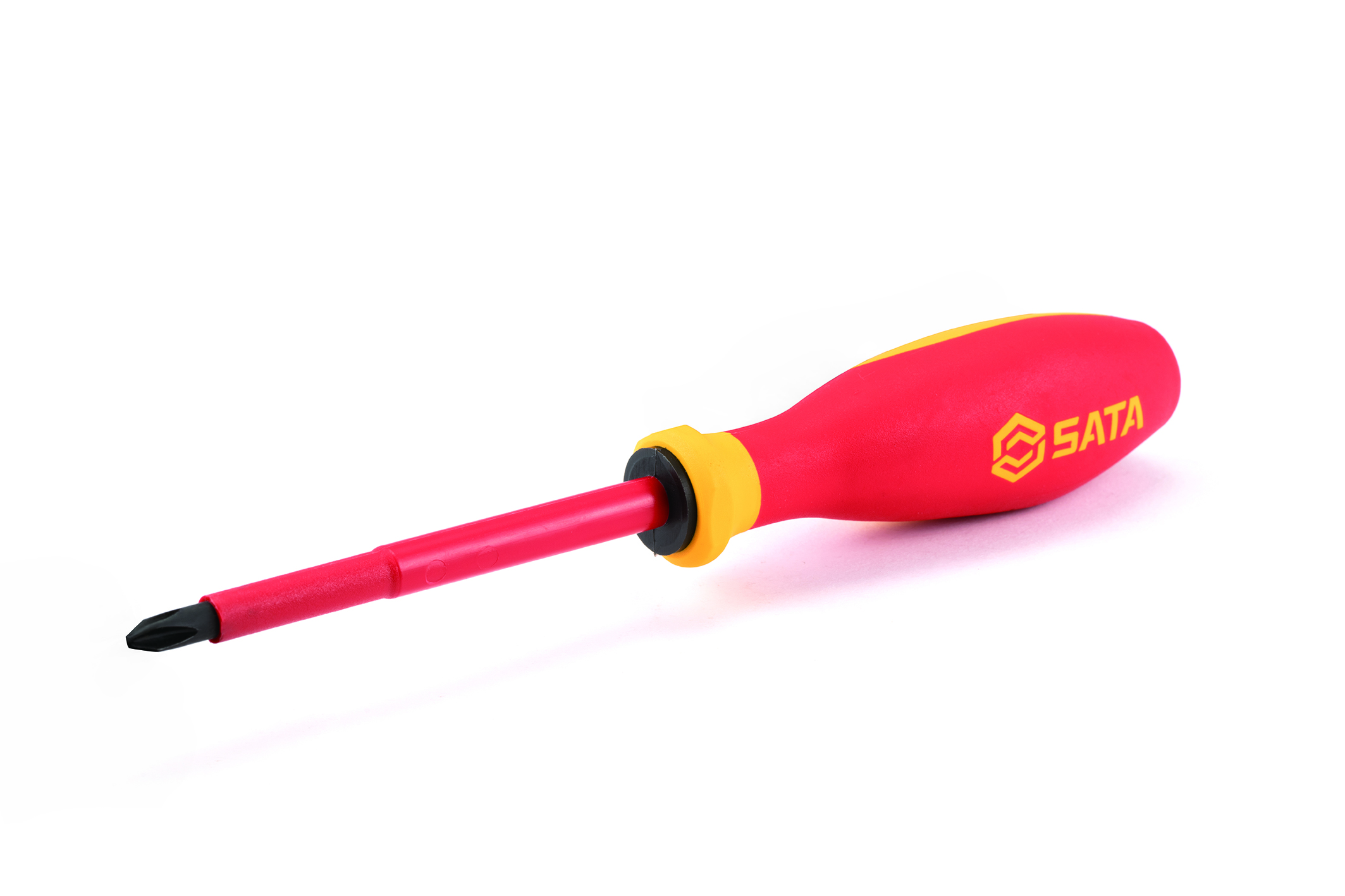 SATA/世达 G系列三色柄十字绝缘螺丝批#1x80MM 61212