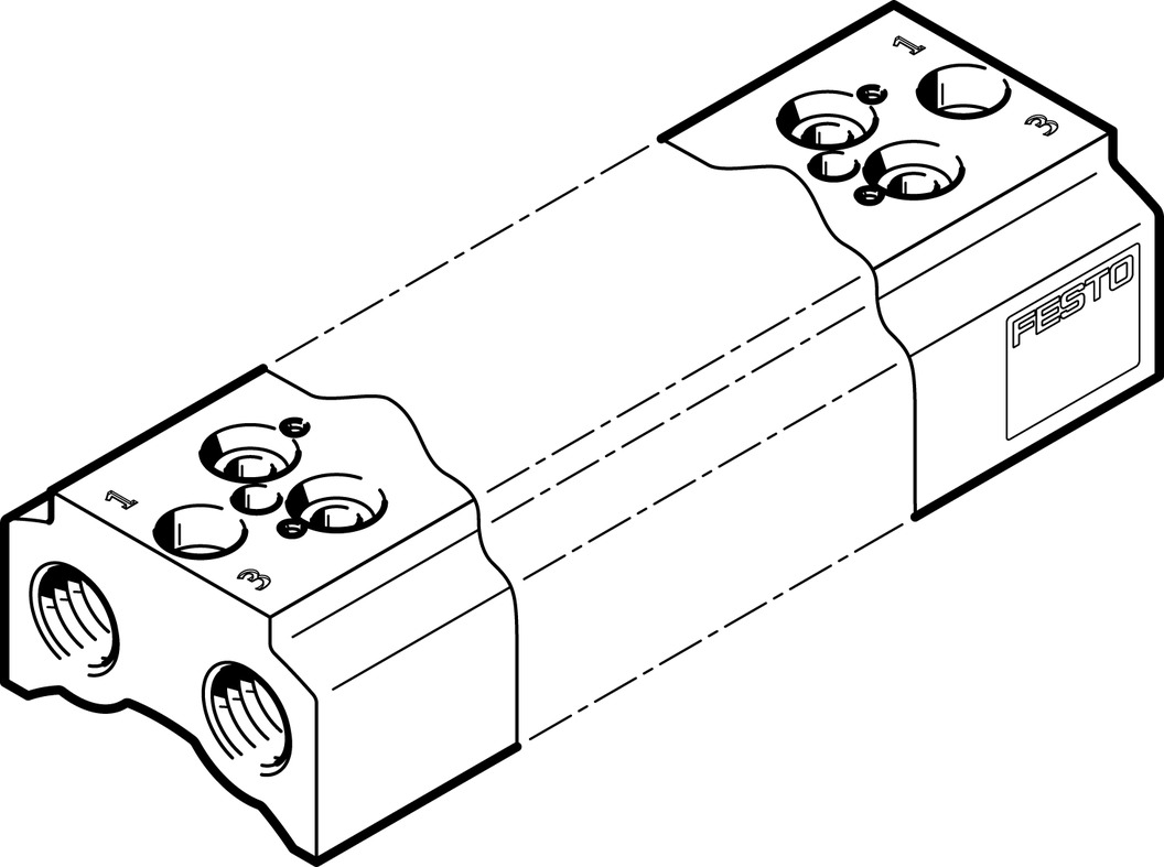 FESTO/费斯托 气路板模块 CPE10-3/2-PRS-1/4-3