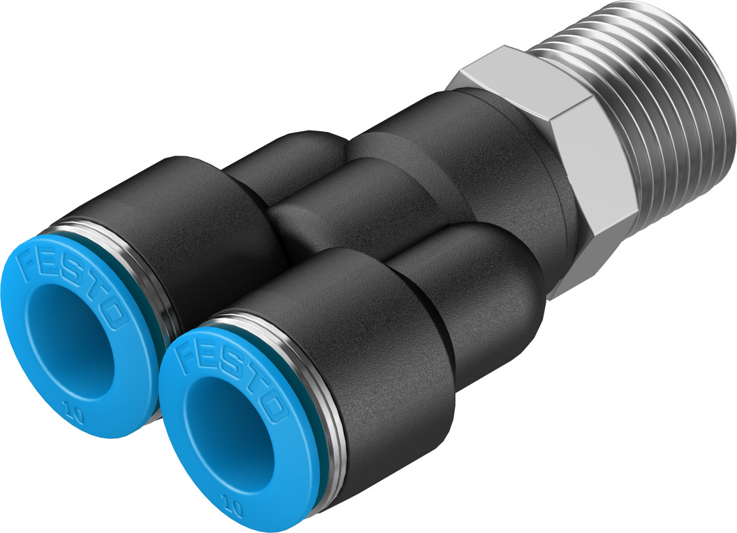 FESTO/费斯托 Y 型快插螺纹接头 QSY-3/8-10