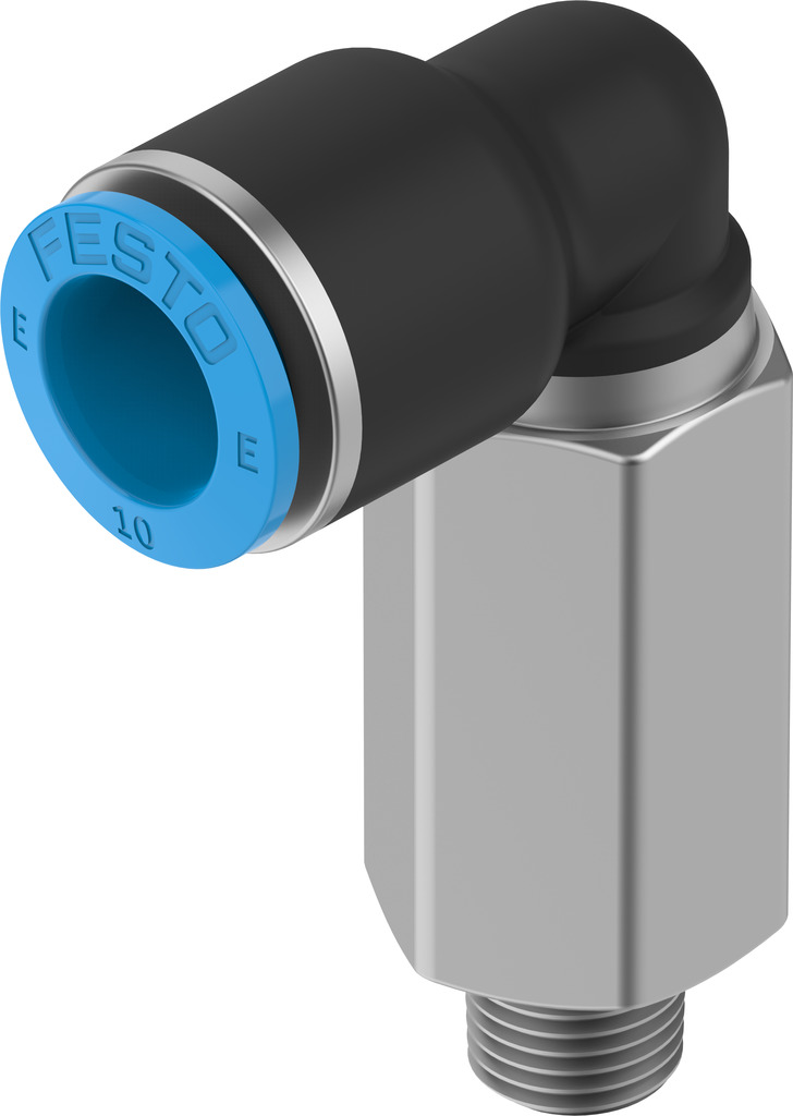 FESTO/费斯托 L 型快插式螺纹接头，加长型 NPQE-LL-R18-Q10-P10