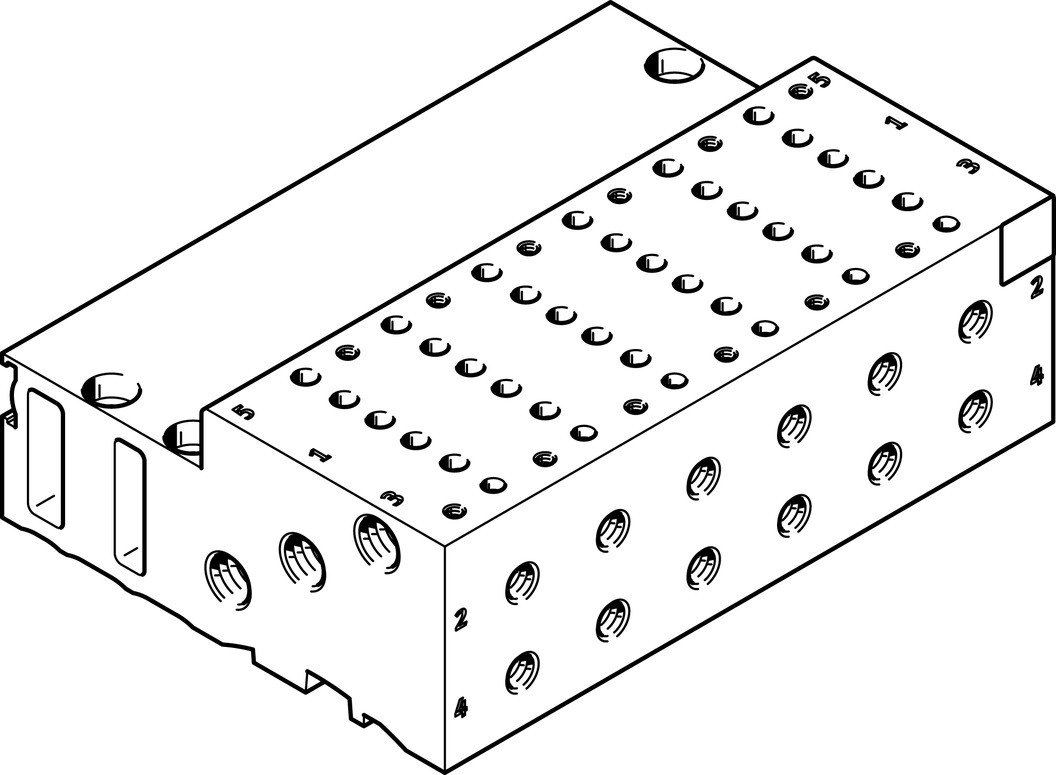 FESTO/费斯托 气路板 MHA2-PR6-5-M5