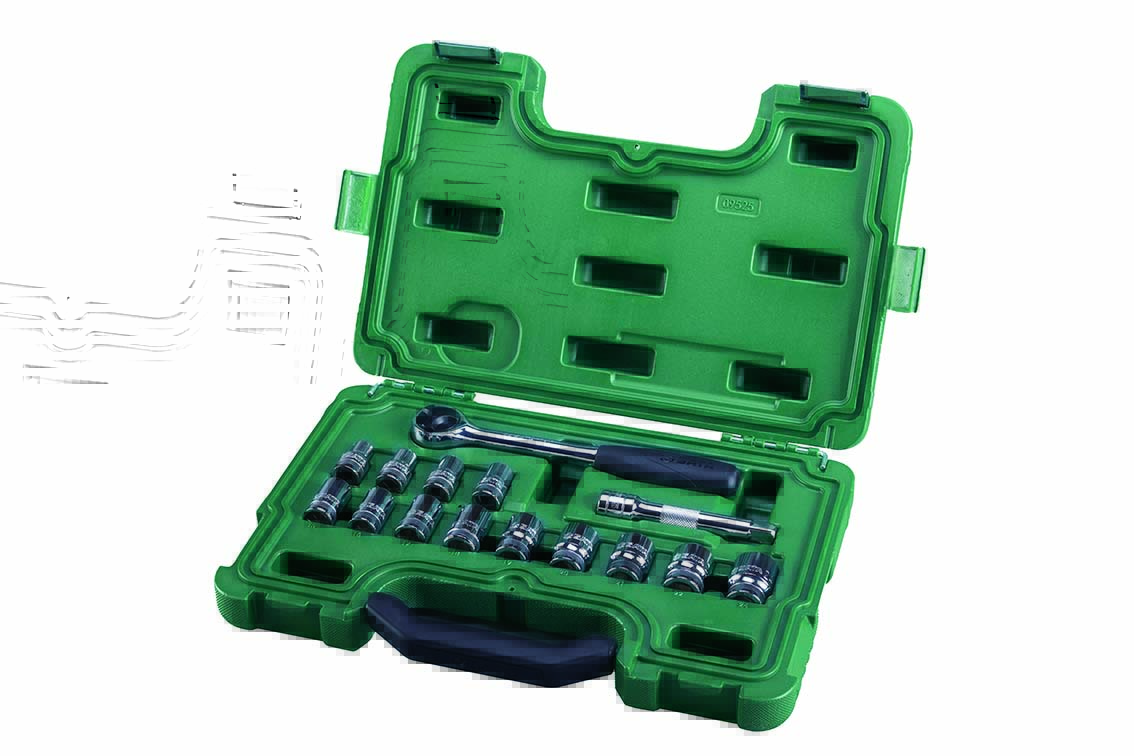 SATA/世达 15件12.5MM系列套筒组套 09525