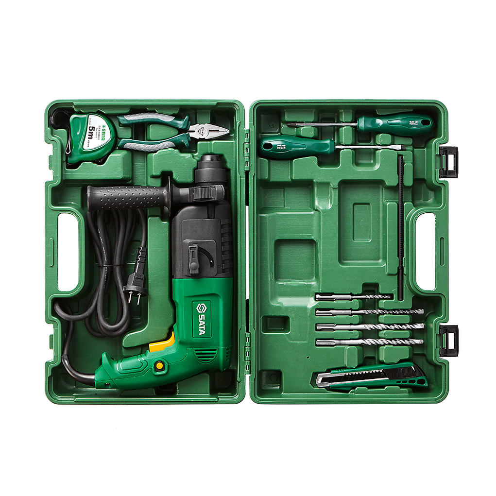 SATA/世达 12件500W轻型电锤多功能组套 05153