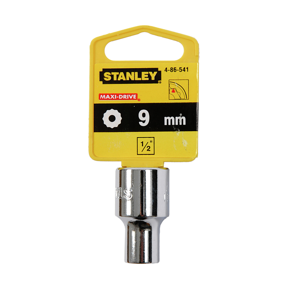 STANLEY/史丹利 12.5MM系列公制12角标准套筒9mm 86-541-1-22 紧固
