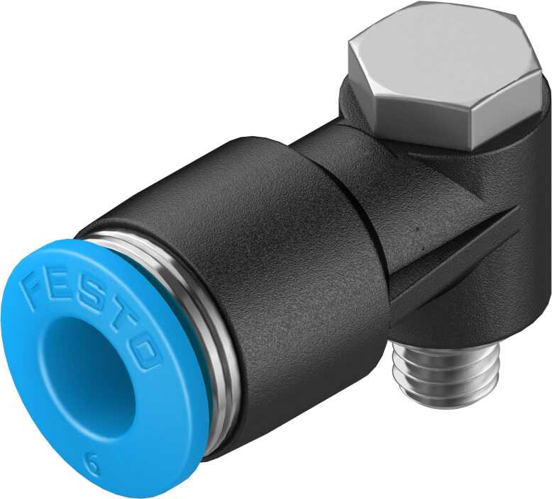 FESTO/费斯托 L 型快插式螺纹接头 QSLV-M5-6