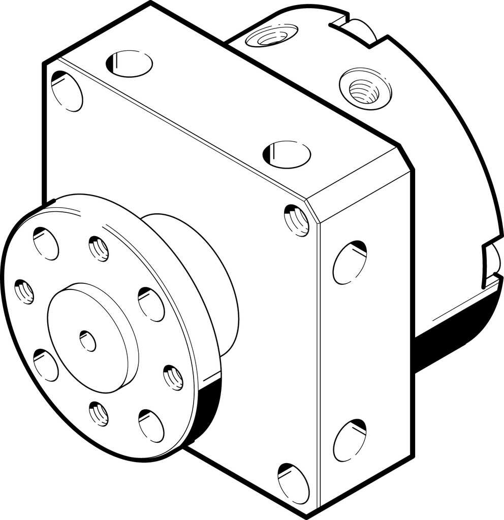 FESTO/费斯托 摆动气缸 DSM-10-180-P-FW