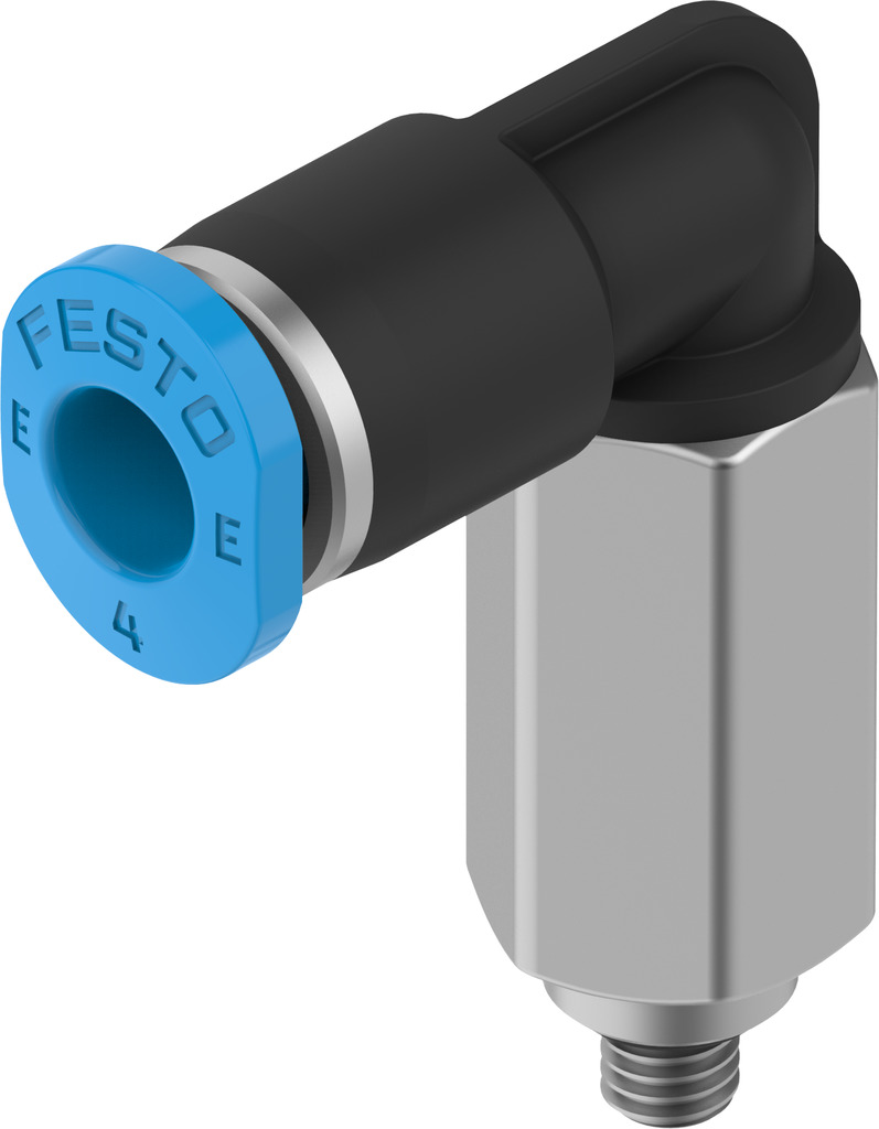 FESTO/费斯托 L 型快插式螺纹接头，加长型 NPQE-LL-M3-Q4-P10