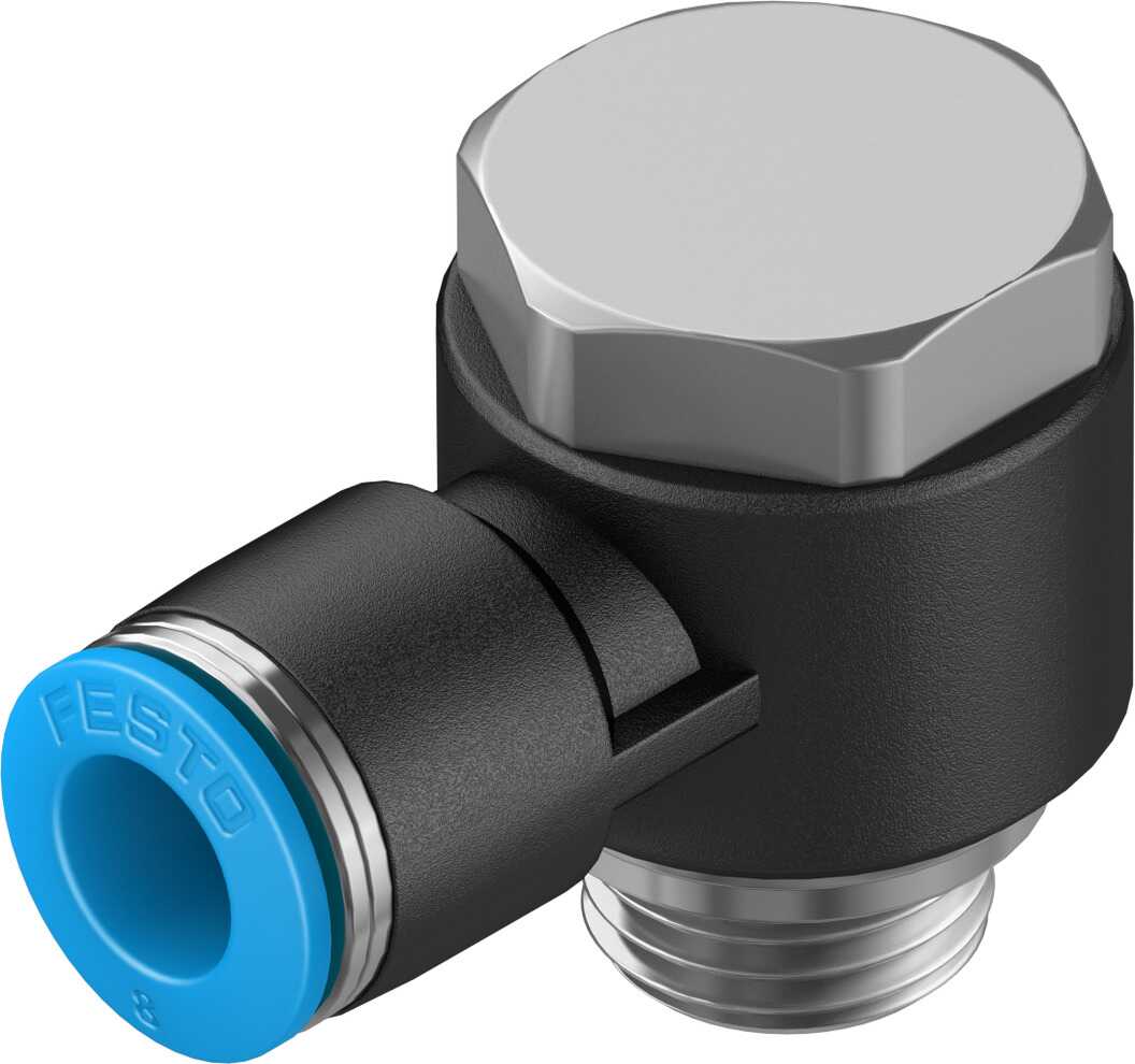 FESTO/费斯托 L 型快插式螺纹接头 QSLV-G1/4-8-50