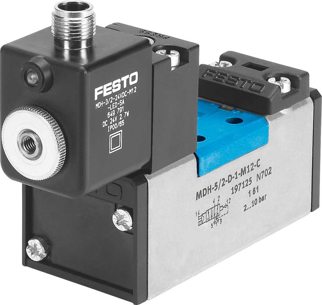 FESTO/费斯托 电磁阀 MDH-5/2-D-3-FR-M12-C