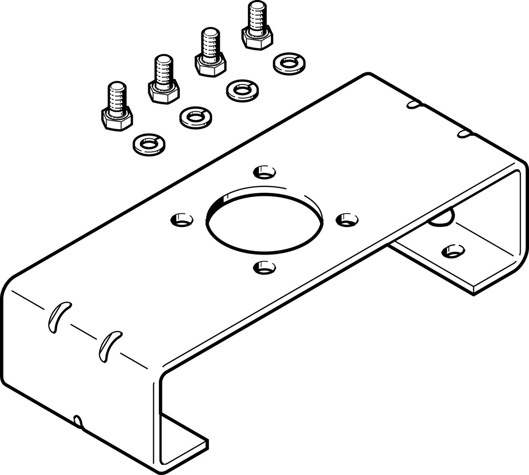 FESTO/费斯托 安装转接件 DARQ-K-X1-A2-F05-30-R1