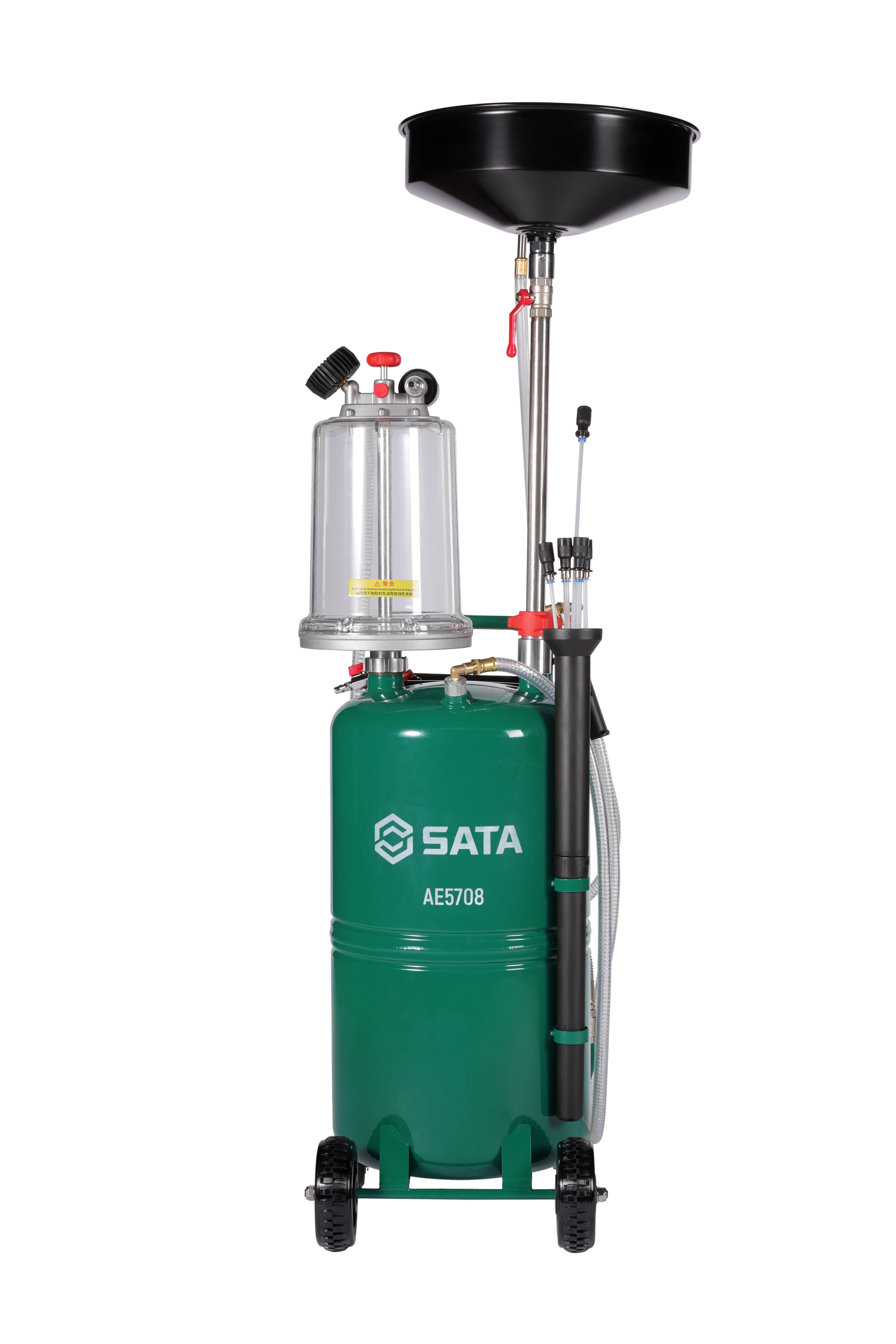 SATA/世达 双抽式废油抽接油机(带量杯) AE5708