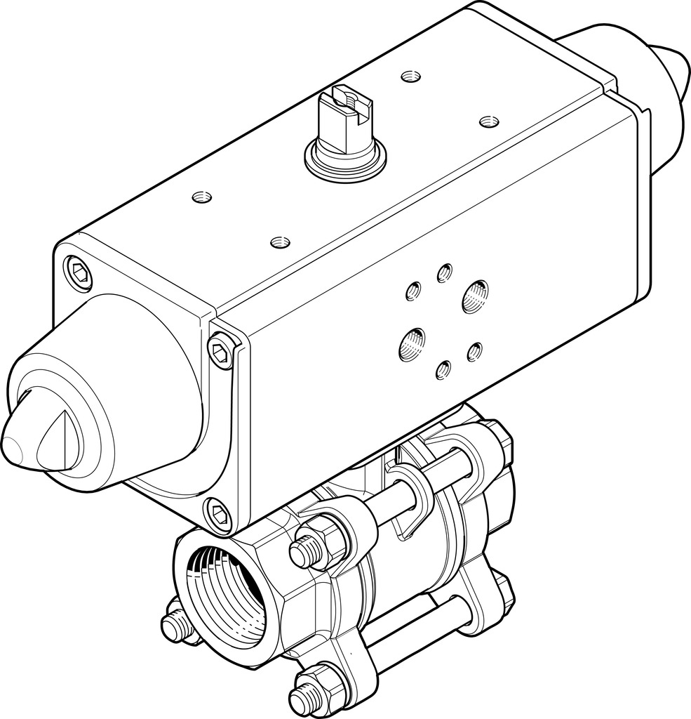 FESTO/费斯托 球阀驱动单元 VZBA-1