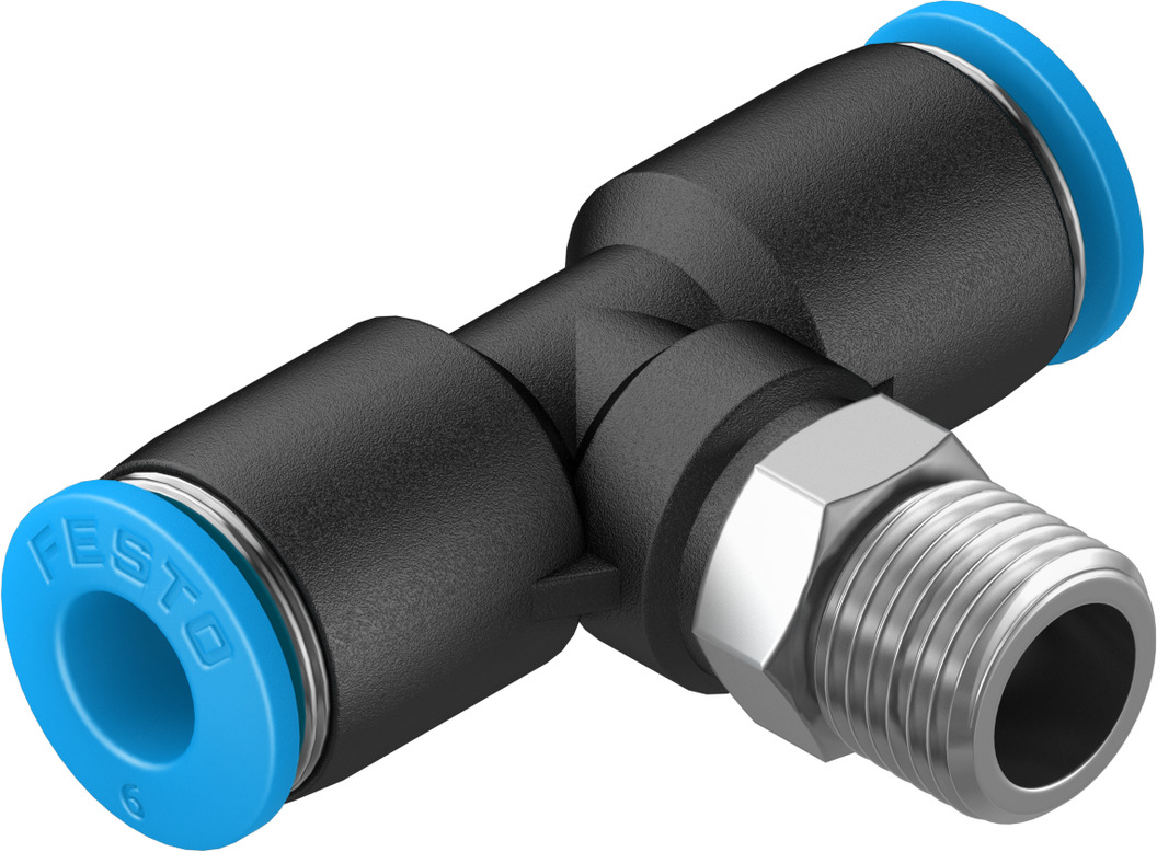 FESTO/费斯托 T 型快插接头 QST-1/8-6-100