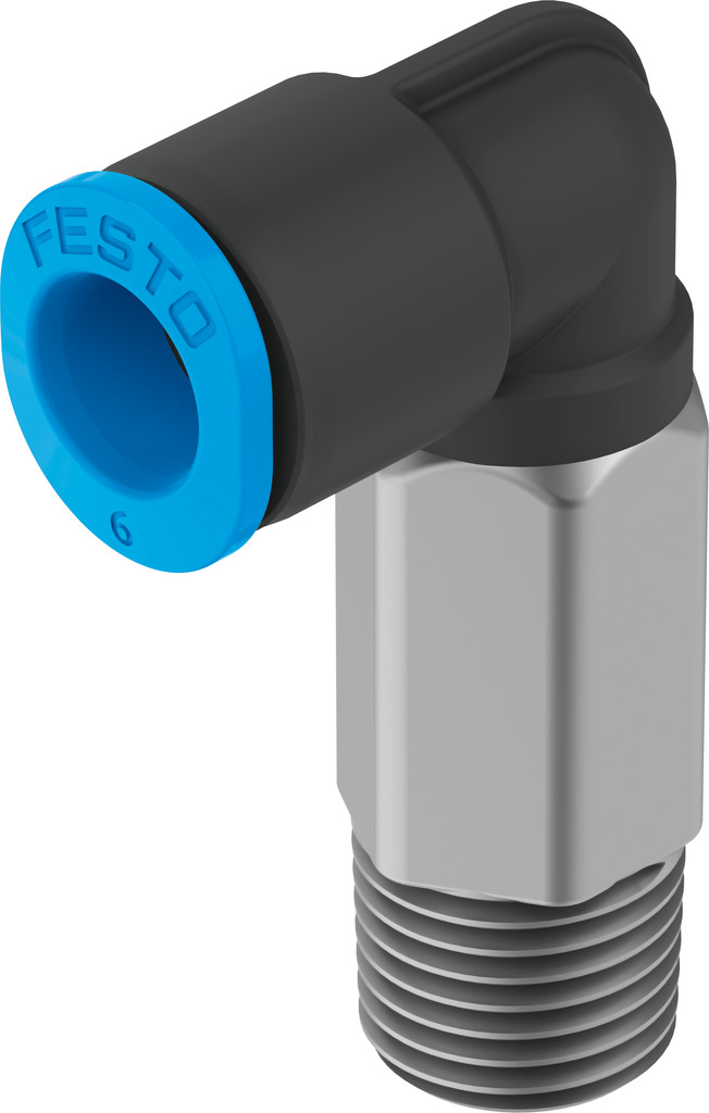 FESTO/费斯托 L 型快插式螺纹接头，加长型 QSMLL-1/8-6