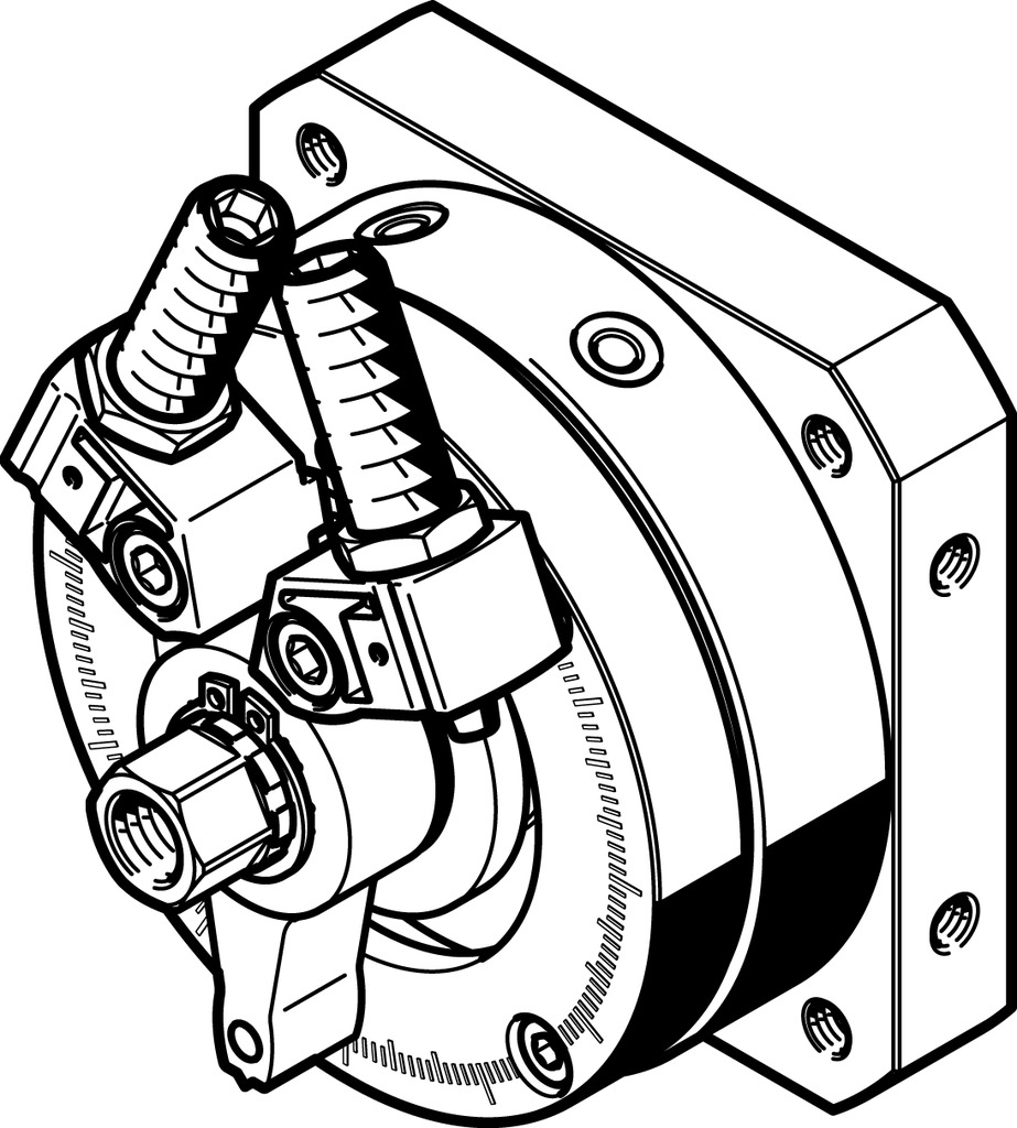 FESTO/费斯托 摆动气缸 DSM-63-270-P1-FW-A-B
