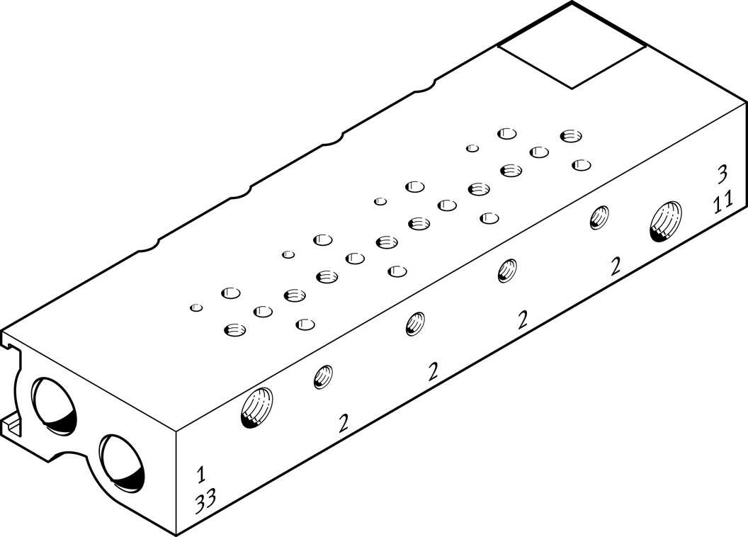 FESTO/费斯托 气路板 MHA1-PR4-3-M3-PI-PCB