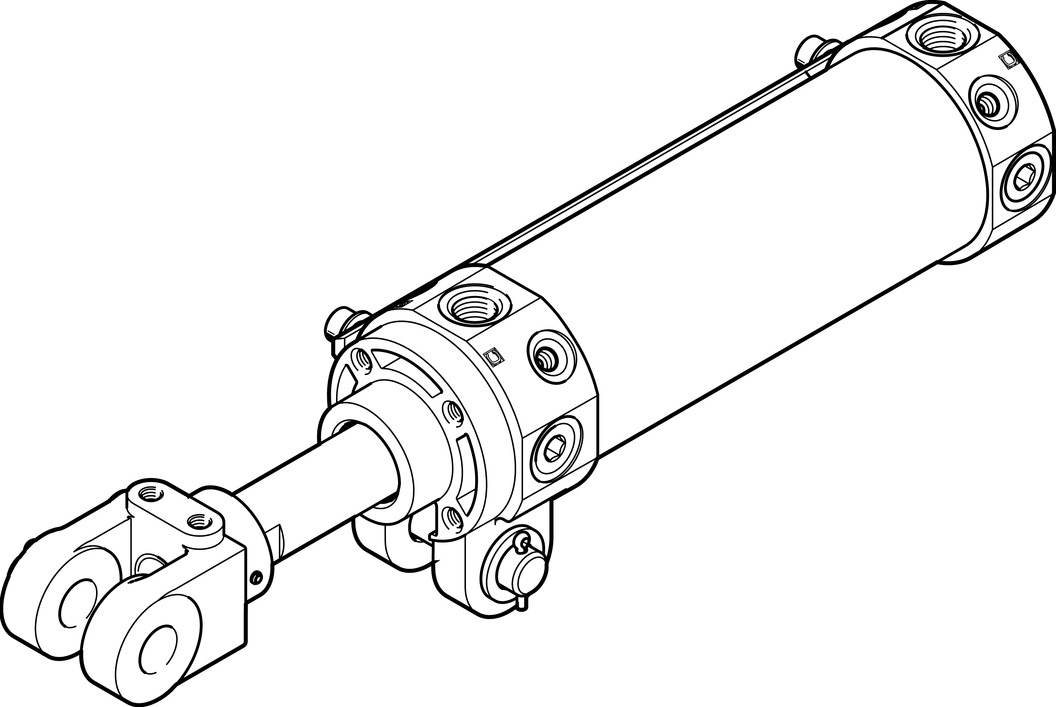 FESTO/费斯托 铰链式气缸 DWC-63-75-Y-A-G