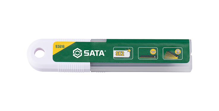SATA/世达 10件套钛金美工刀刀片8节18x100MM 93616