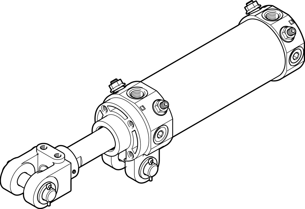FESTO/费斯托 铰链式气缸 DWB-63-150-Y-G