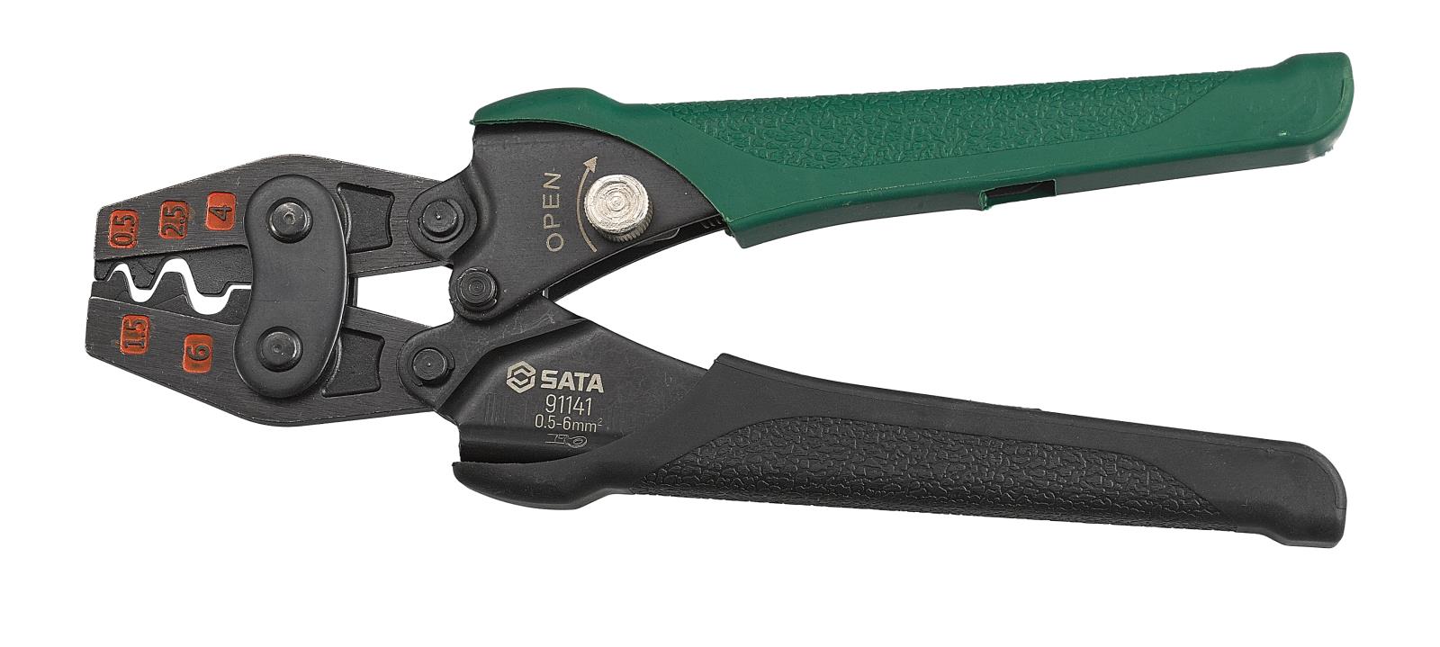 SATA/世达 强力裸端子压接钳0.5-6MM² 91141