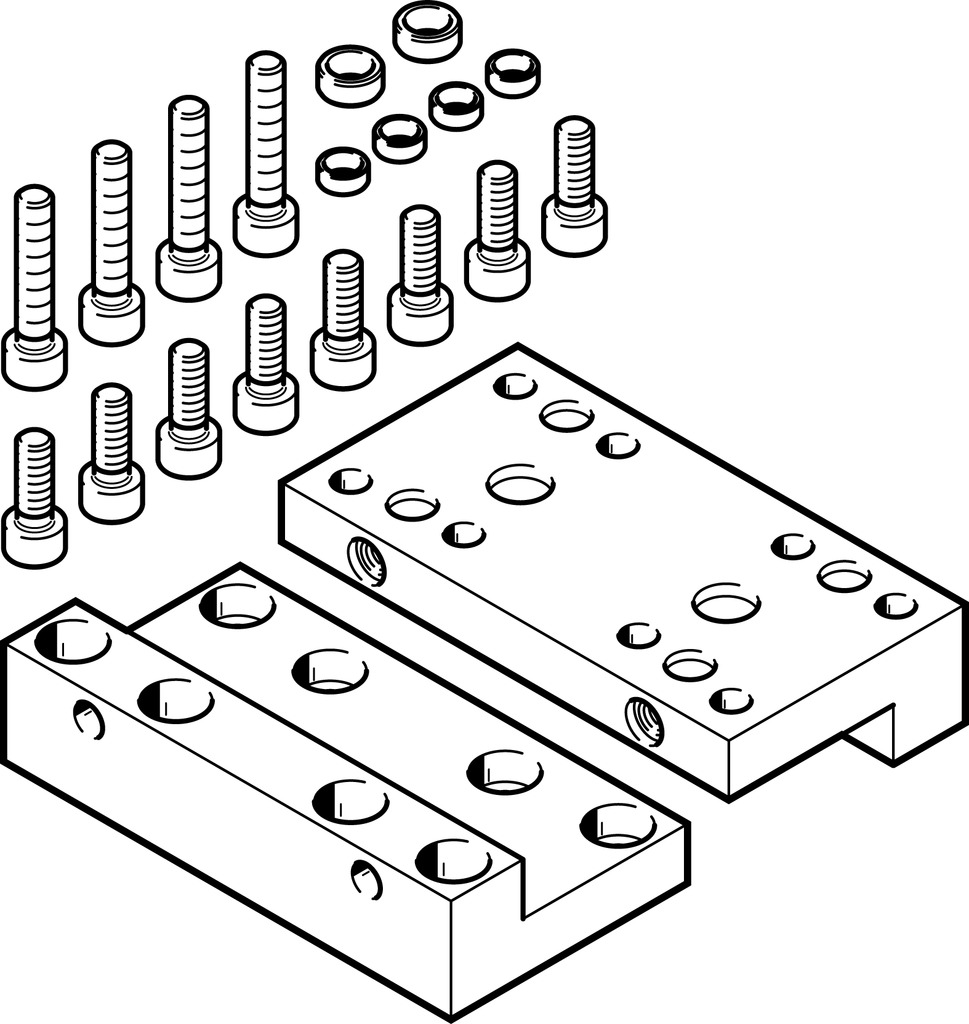 FESTO/费斯托 连接板组件 EHAM-H1-20-L2-80