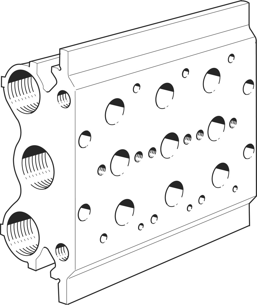 FESTO/费斯托 气路板模块 PRS-1/8-3-BB
