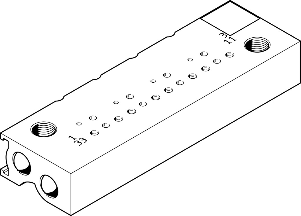 FESTO/费斯托 气路板模块 MHP1-PR4-3-PI-PCB