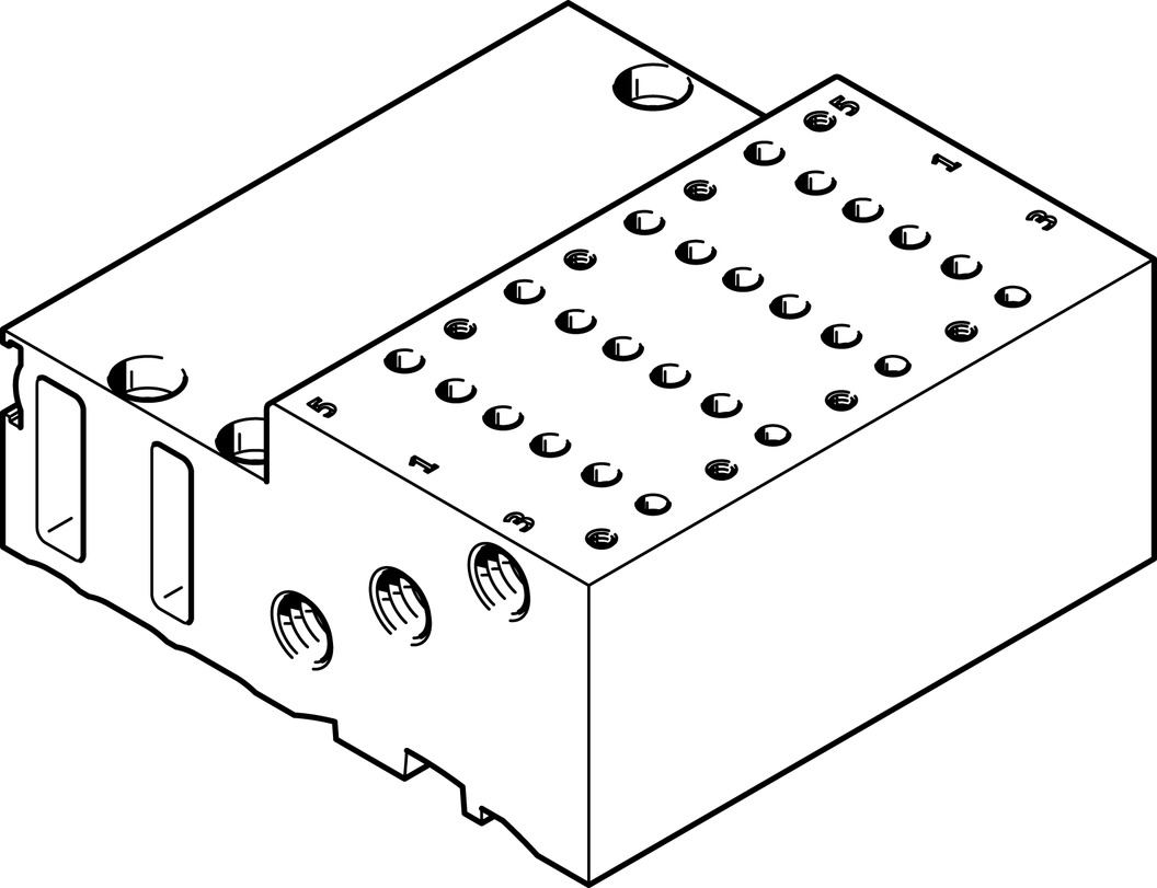 FESTO/费斯托 气路板模块 MHP2-PR4-5
