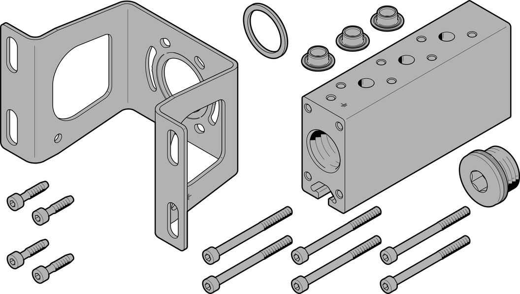 FESTO/费斯托 气路板 VABM-B10-30-G34-2-P53-E