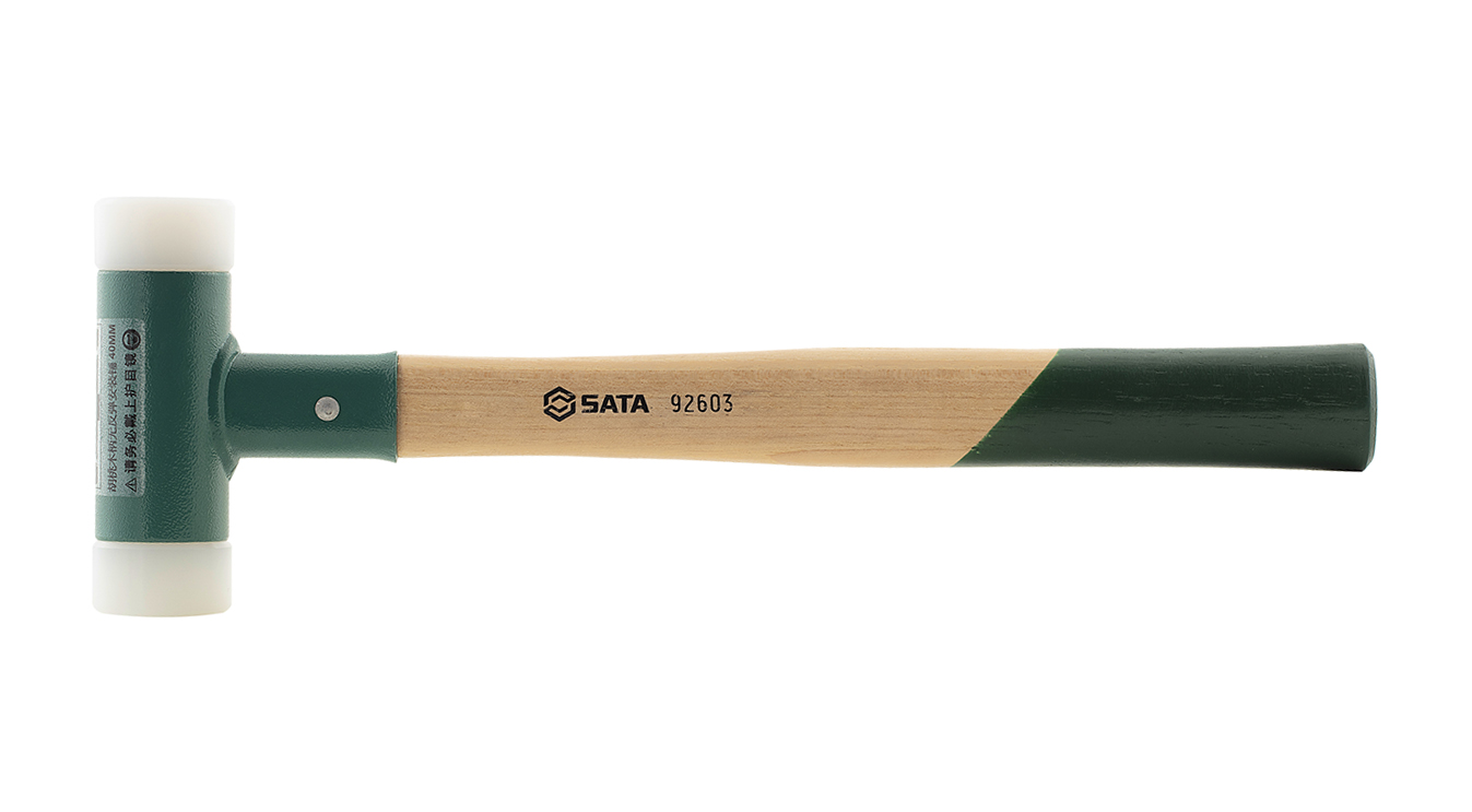 SATA/世达 胡桃木柄无反弹安装锤30MM 92601