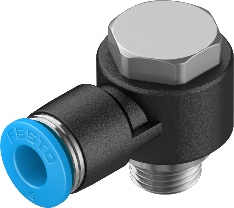 FESTO/费斯托 L 型快插式螺纹接头 QSLV-G1/8-6