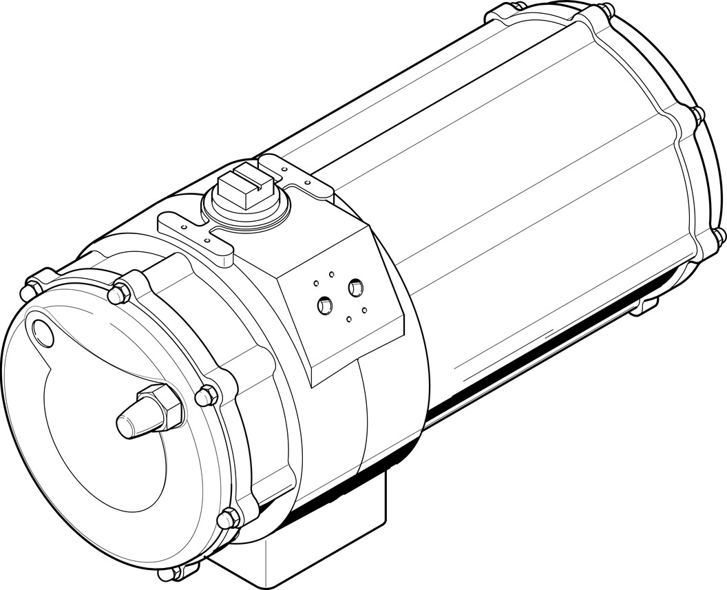 FESTO/费斯托 摆动驱动器 DAPS-1440-090-RS1-F16