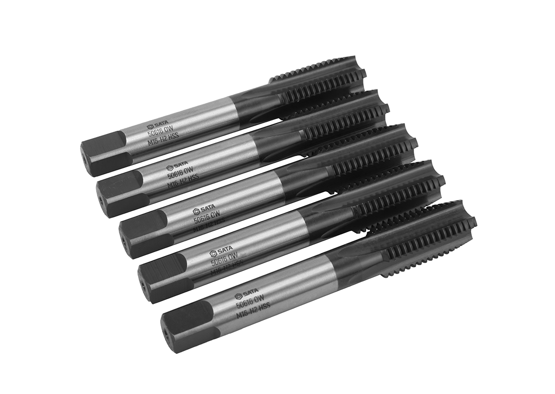 SATA/世达 5件套高速钢粗牙机用丝锥M18x2.5MM 50618