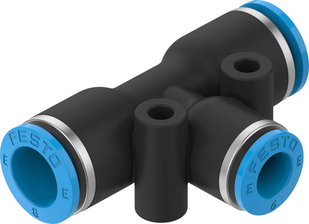 FESTO/费斯托 T 型快插接头 NPQE-T-Q6-Q8-P10