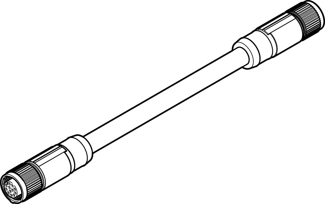 FESTO/费斯托 连接电缆 NEBS-M12G12-KS-2-SM12G12