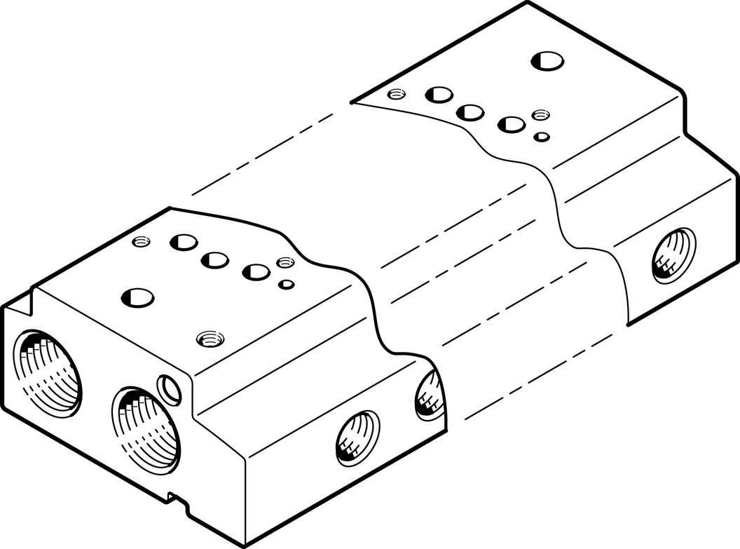 FESTO/费斯托 气路板 VABM-C7-12W-G18-5