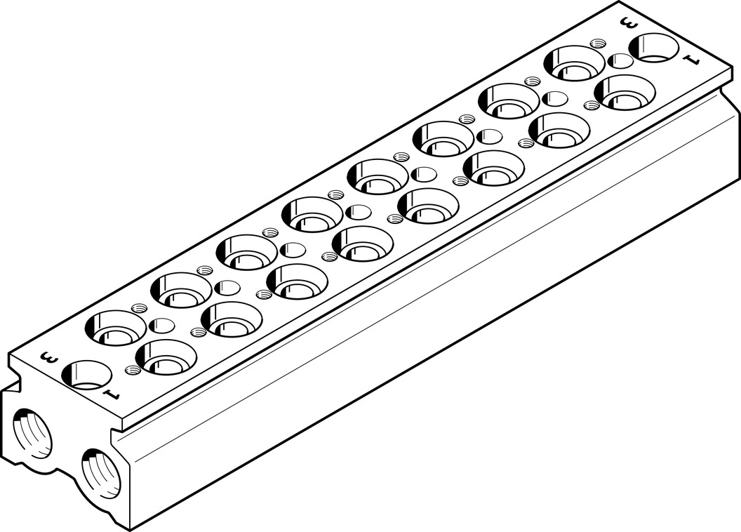 FESTO/费斯托 气路板模块 CPE18-3/2-PRS-3/8-8
