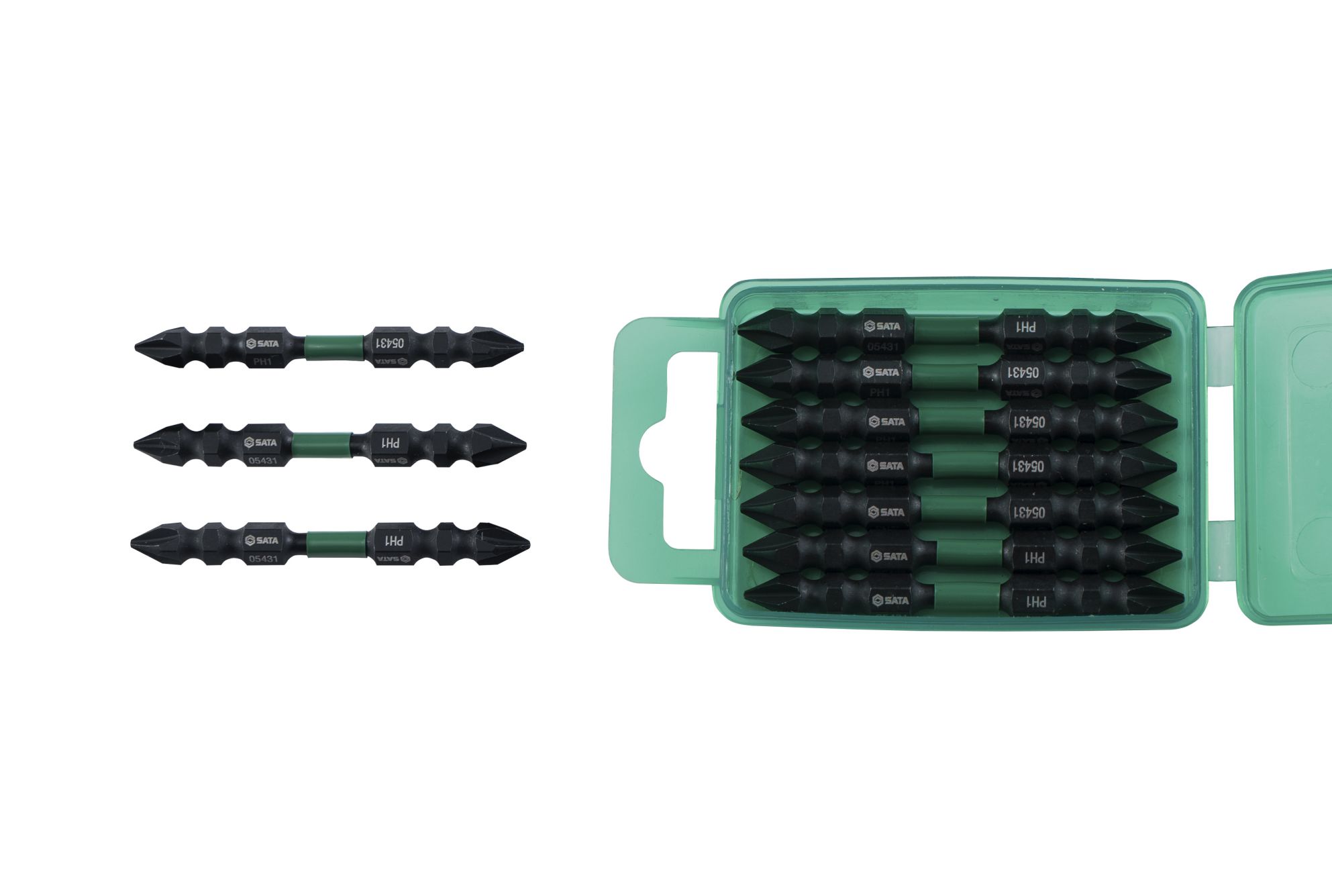 SATA/世达 10件6.3mm系列65mm长抗冲击双头批头#1 05451