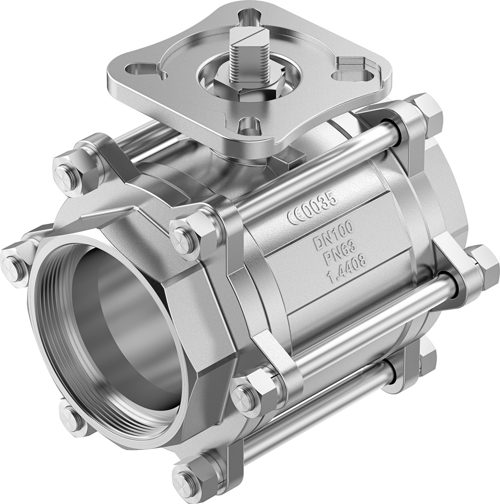 FESTO/费斯托 球阀 VZBE-4-WA-63-T-2-F1012-V15V15