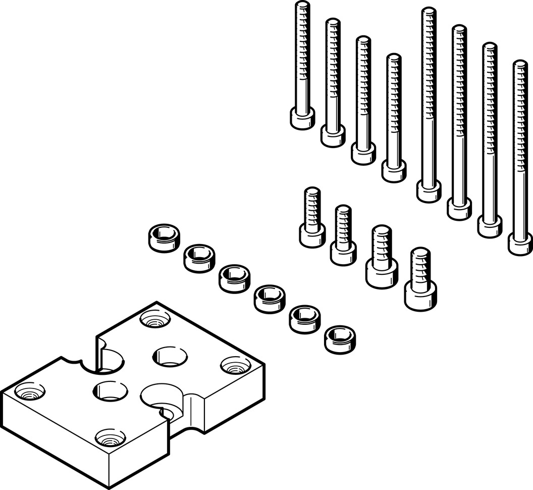 FESTO/费斯托 连接组件 DHAA-G-G6-16-B8-25