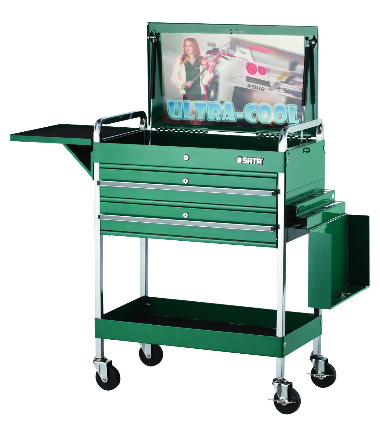 SATA/世达 超炫双抽屉工具车 95118