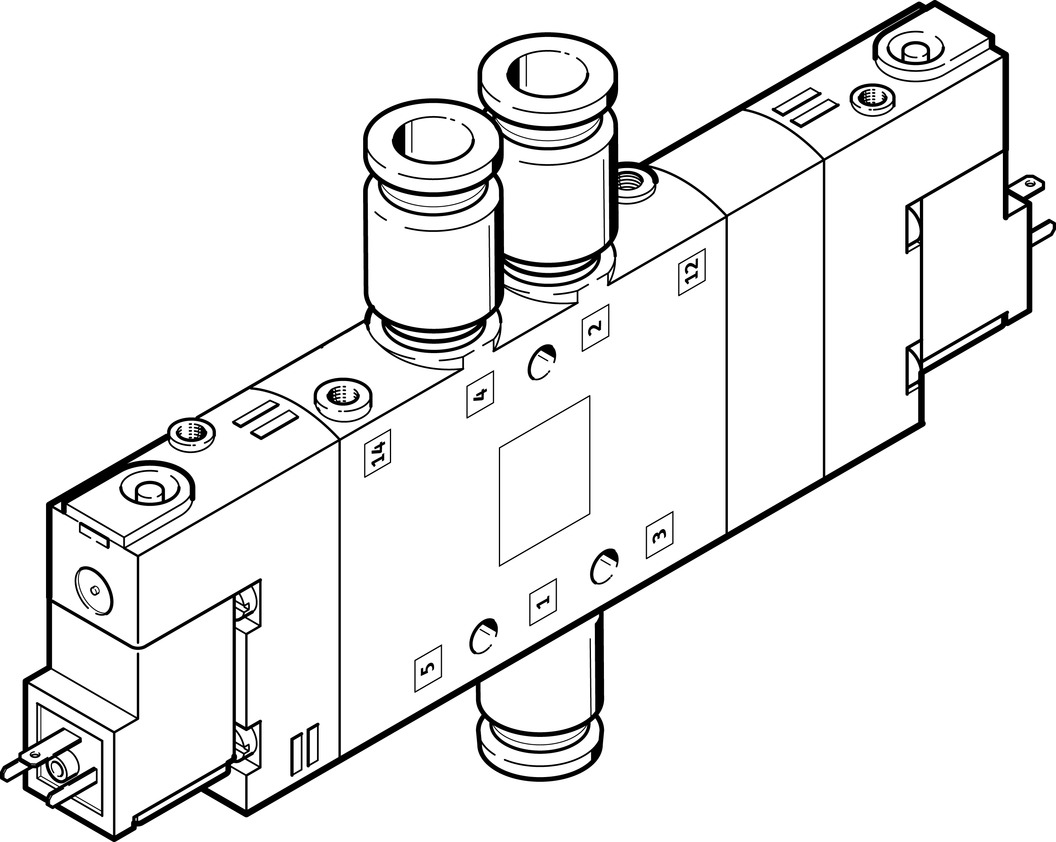 FESTO/费斯托 电磁阀 CPE18-M1H-5/3G-QS-10