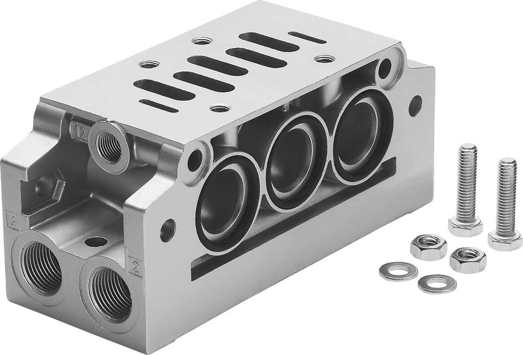 FESTO/费斯托 直角气路板底座 NAVW-1/2-3-ISO