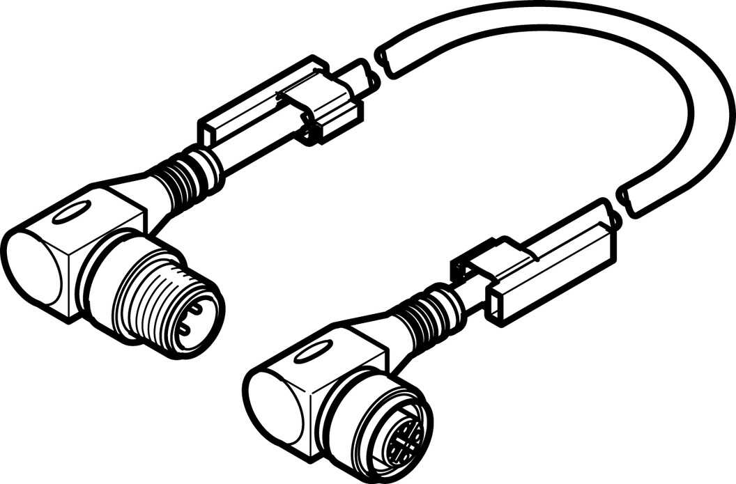 FESTO/费斯托 连接电缆 NEBU-M12W5-K-0.5-M12W5
