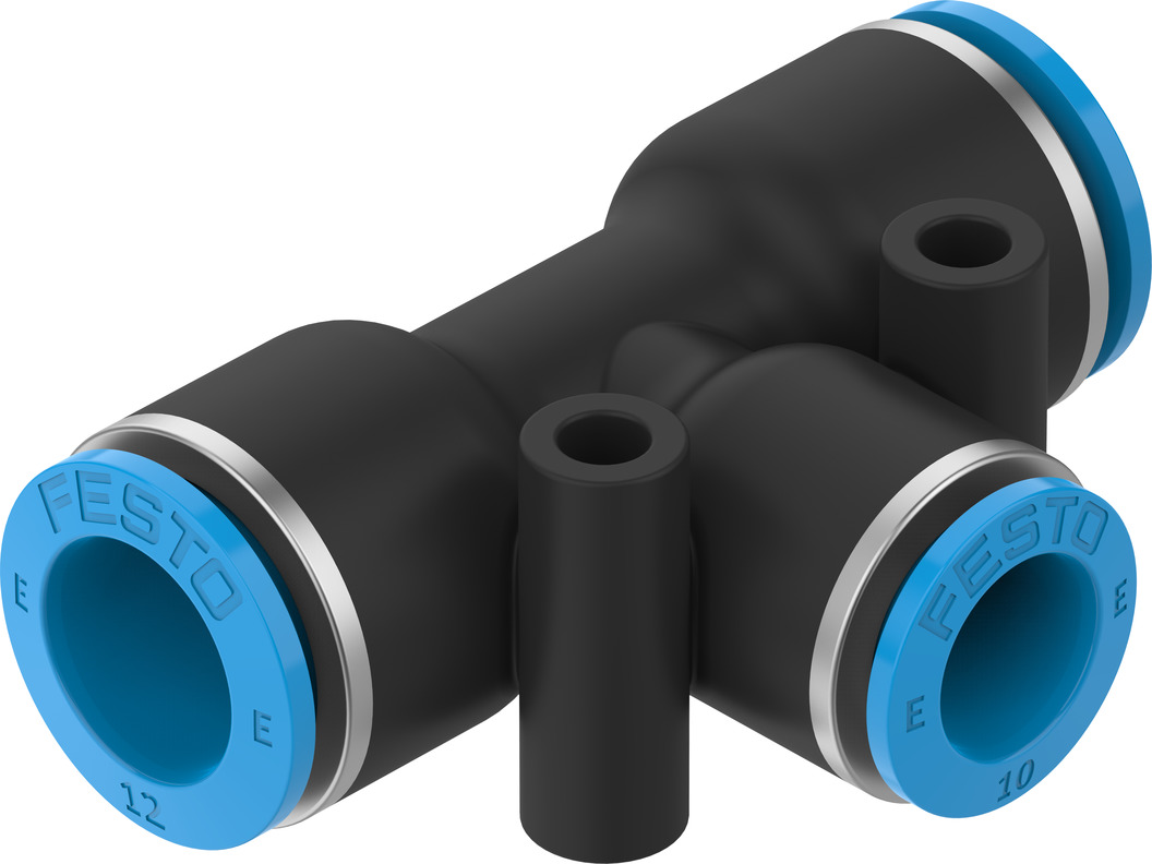 FESTO/费斯托 T 型快插接头 NPQE-T-Q10-Q12-P10