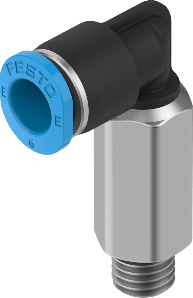 FESTO/费斯托 L 型快插式螺纹接头，加长型 NPQE-LL-M7-Q6-P10