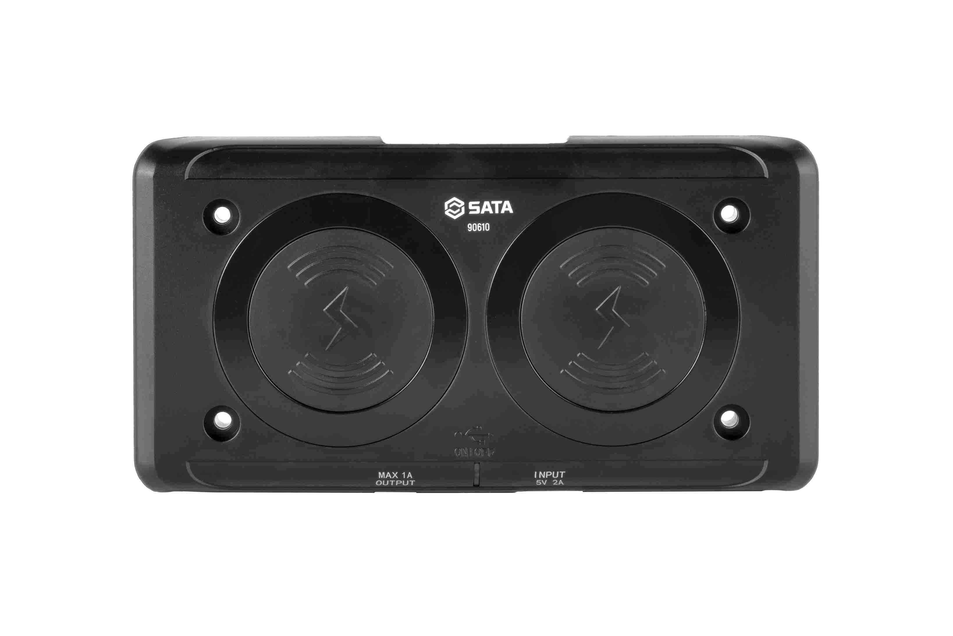 SATA/世达 工业级双座无线充电器 90610