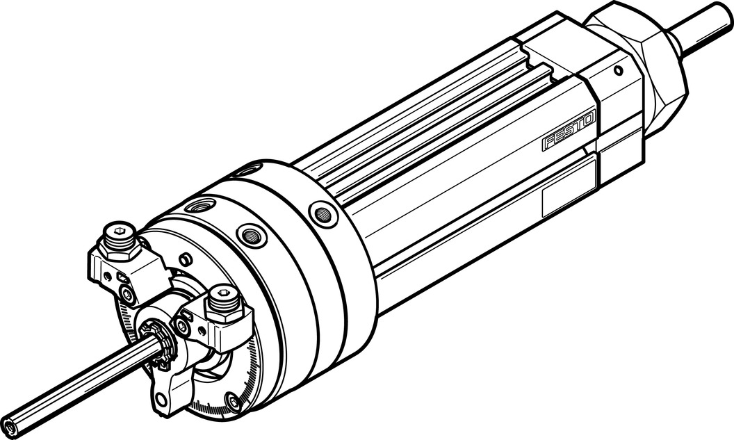FESTO/费斯托 直线摆动组合缸 DSL-40-125-270-P-A-S2-KF-B
