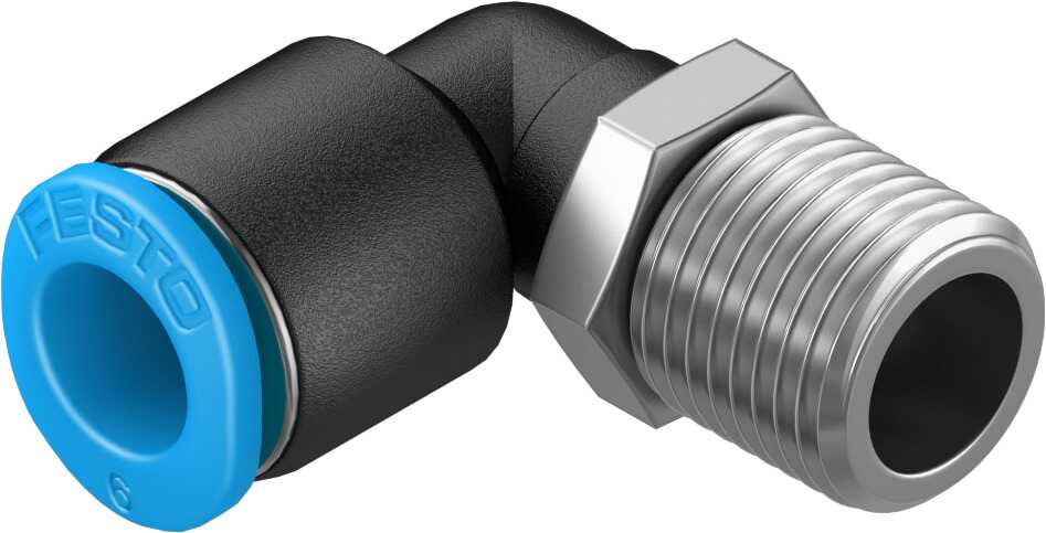 FESTO/费斯托 L 型快插式螺纹接头 QSML-1/8-6-100