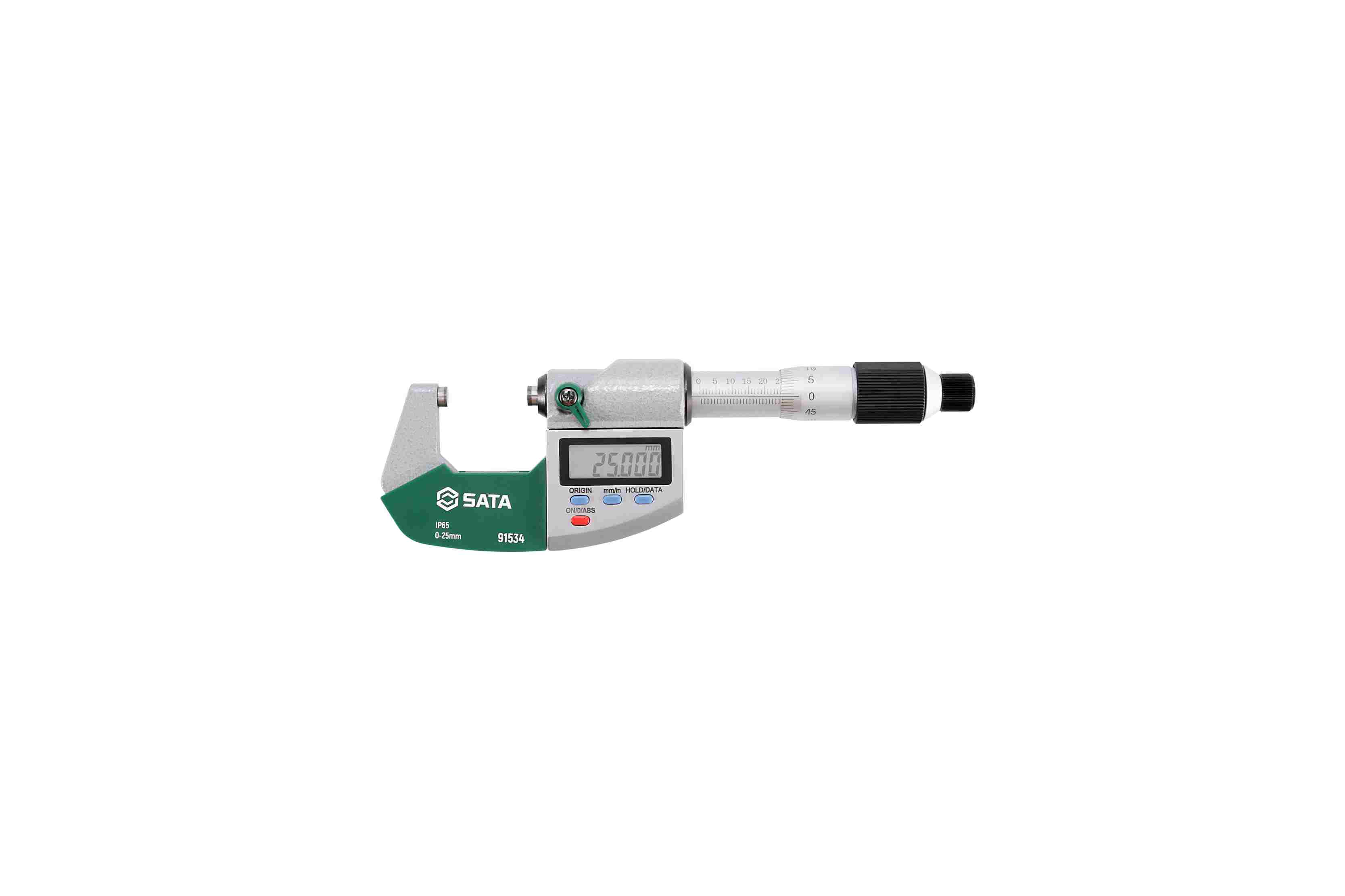SATA/世达 数显外径千分尺 0-25mm 91534